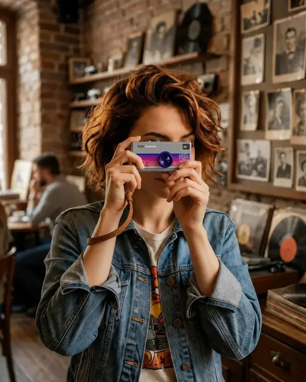 Porodo Lifestyle Memo II Thumb-Sized Digital Camera with TF Card Support alternate view 2