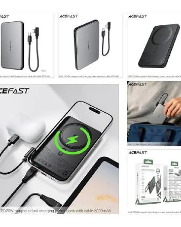 Magnetic Fast Wireless Charge Power Bank M30 PD20W 5000mAh alternate view 2